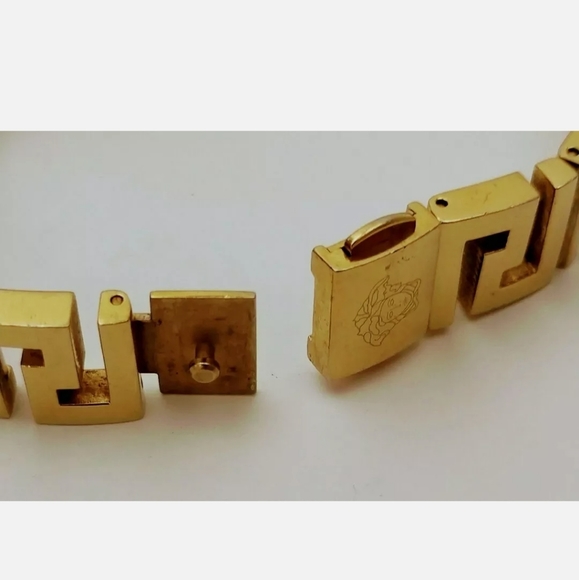 Auth Versace Watch Ref.RSQ Gold Plated